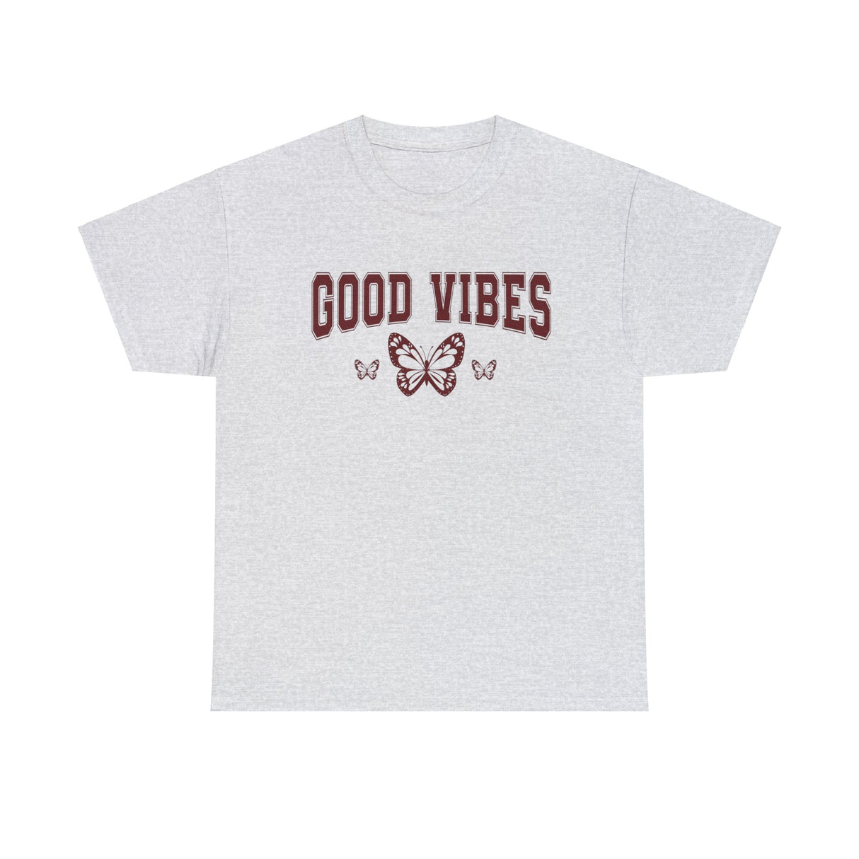 Good Vibes Butterfly Graphic T Shirt