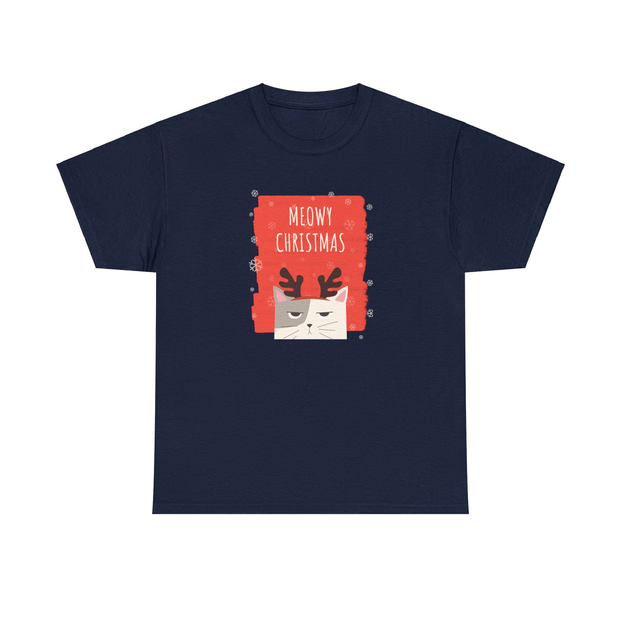 Meowy Christmas Graphic T Shirt