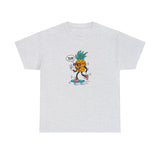 Skateboarding Pineapple Graphic Tee Shirt