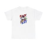 Rock Cat Graphic Tee Shirt