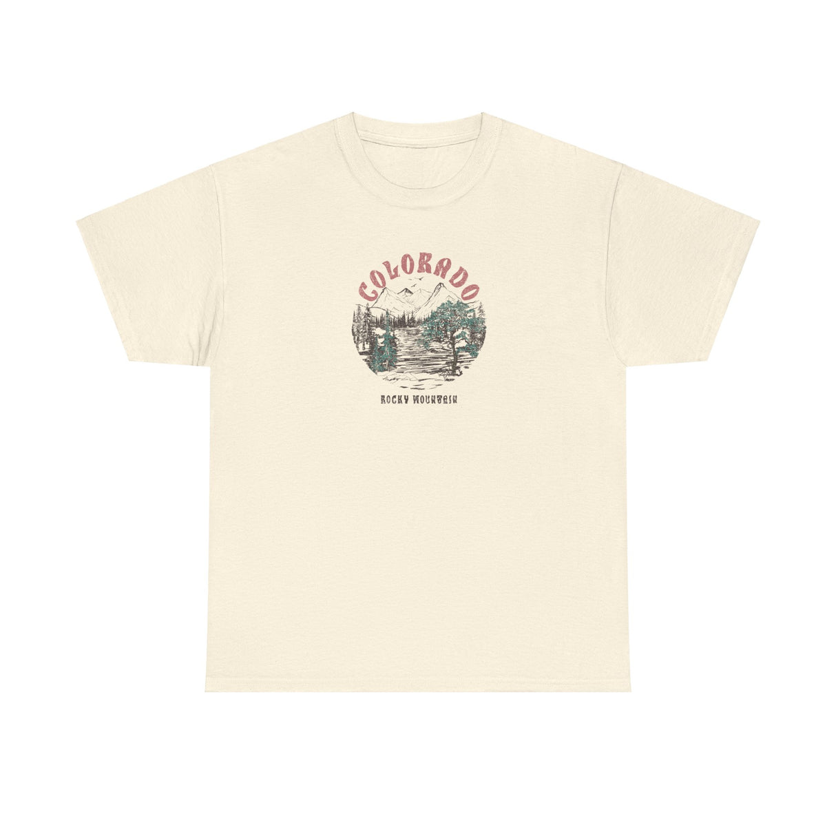 Colorado Rocky Mountain Graphic Tee Shirt