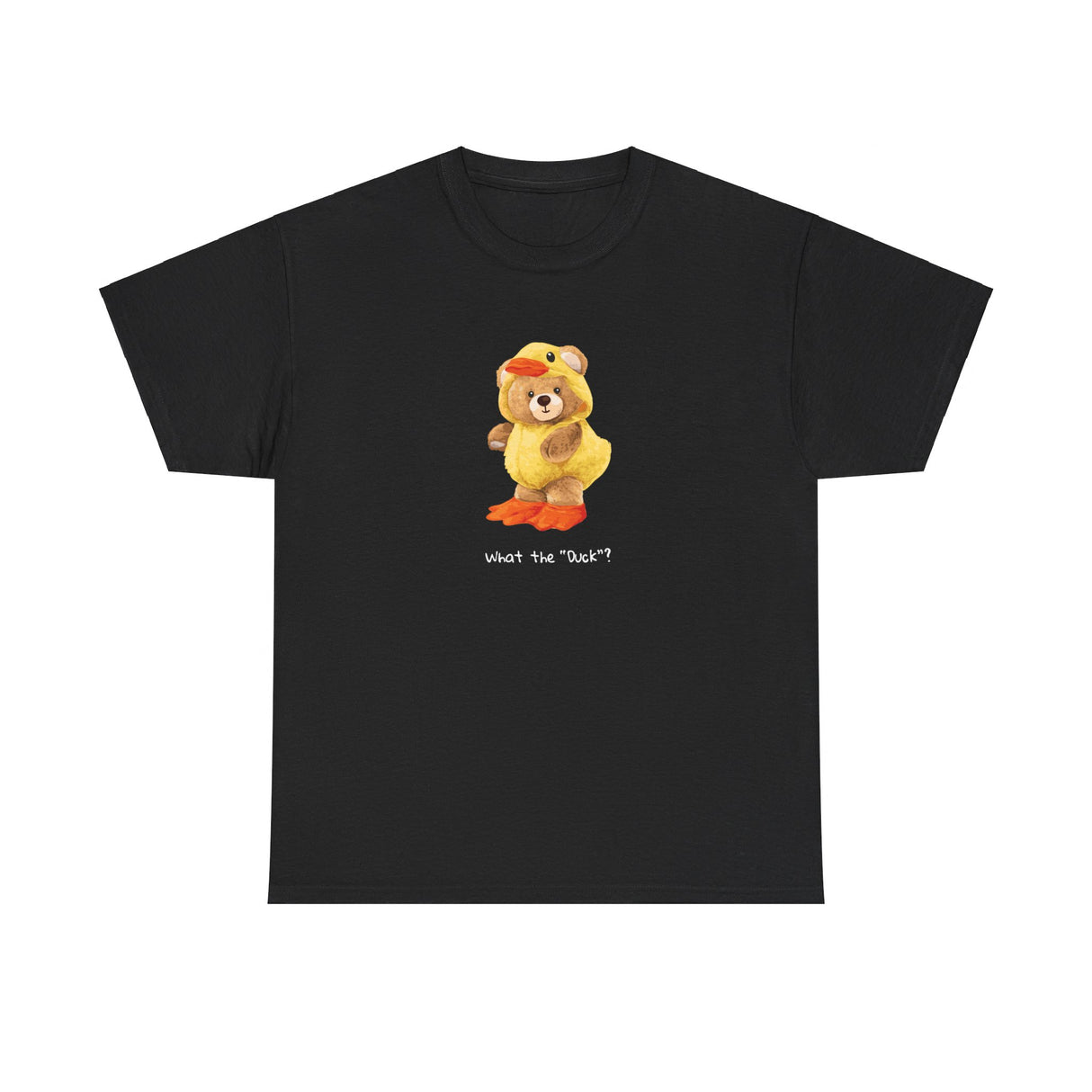 What The Duck Teddy Bear Graphic Tee Shirt