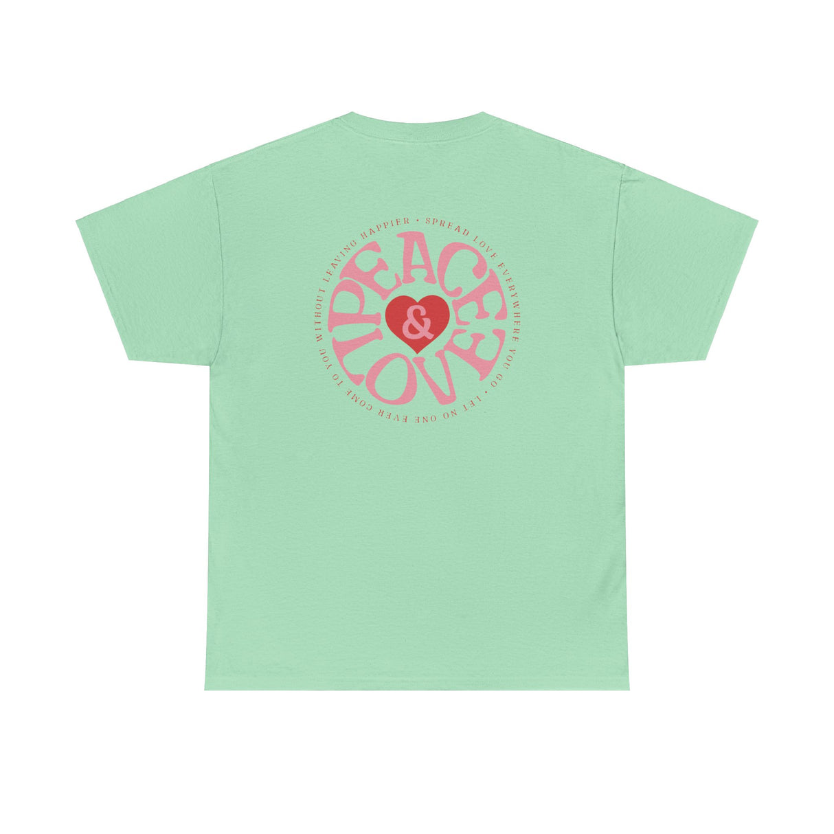 Peace & Love Graphic Tee Shirt