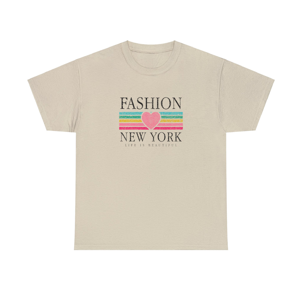 Fashion New York Life Is Beautiful Graphic Design