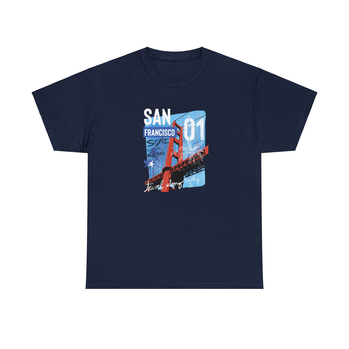 San Francisco Travel Along Graphic T Shirt