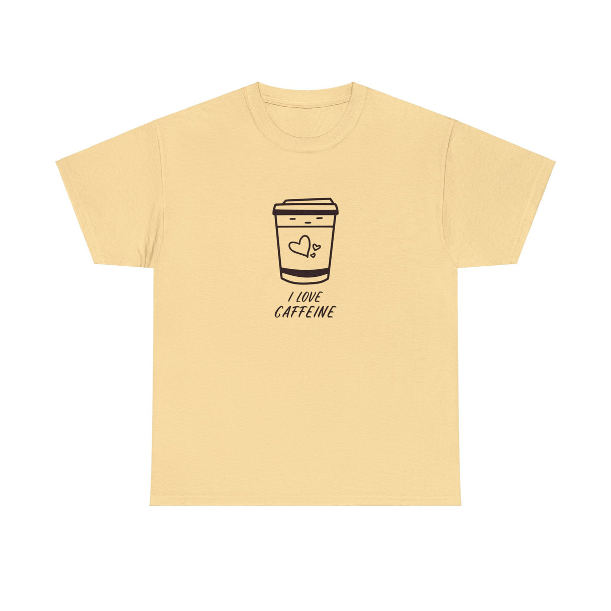 I Love Caffeine Graphic T Shirt