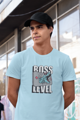 Boss Level Game Graphic Tee Shirt