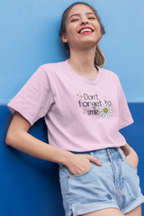 Don't Forget To Smile Graphic T Shirt