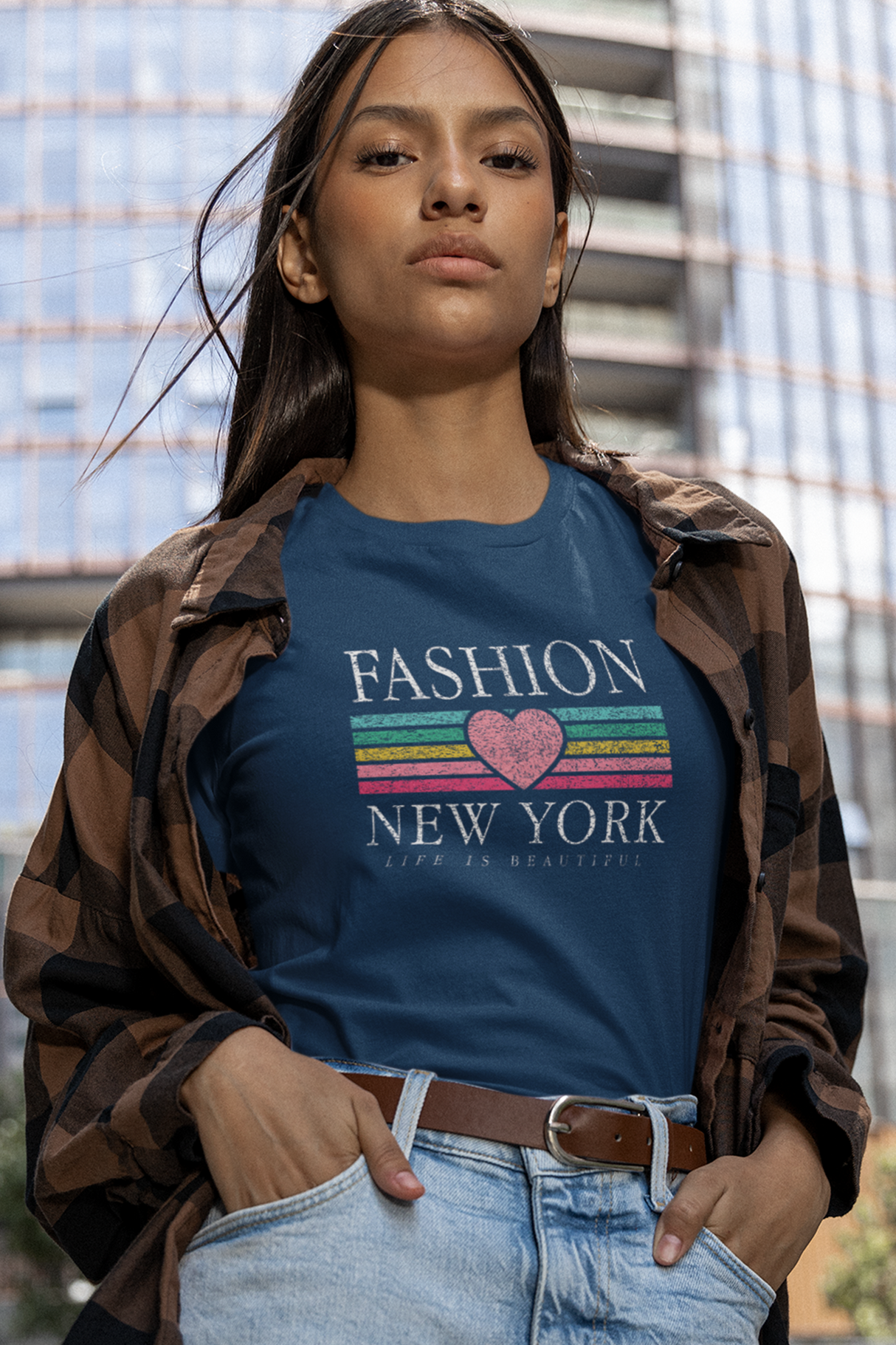 Fashion New York Life Is Beautiful Graphic Design