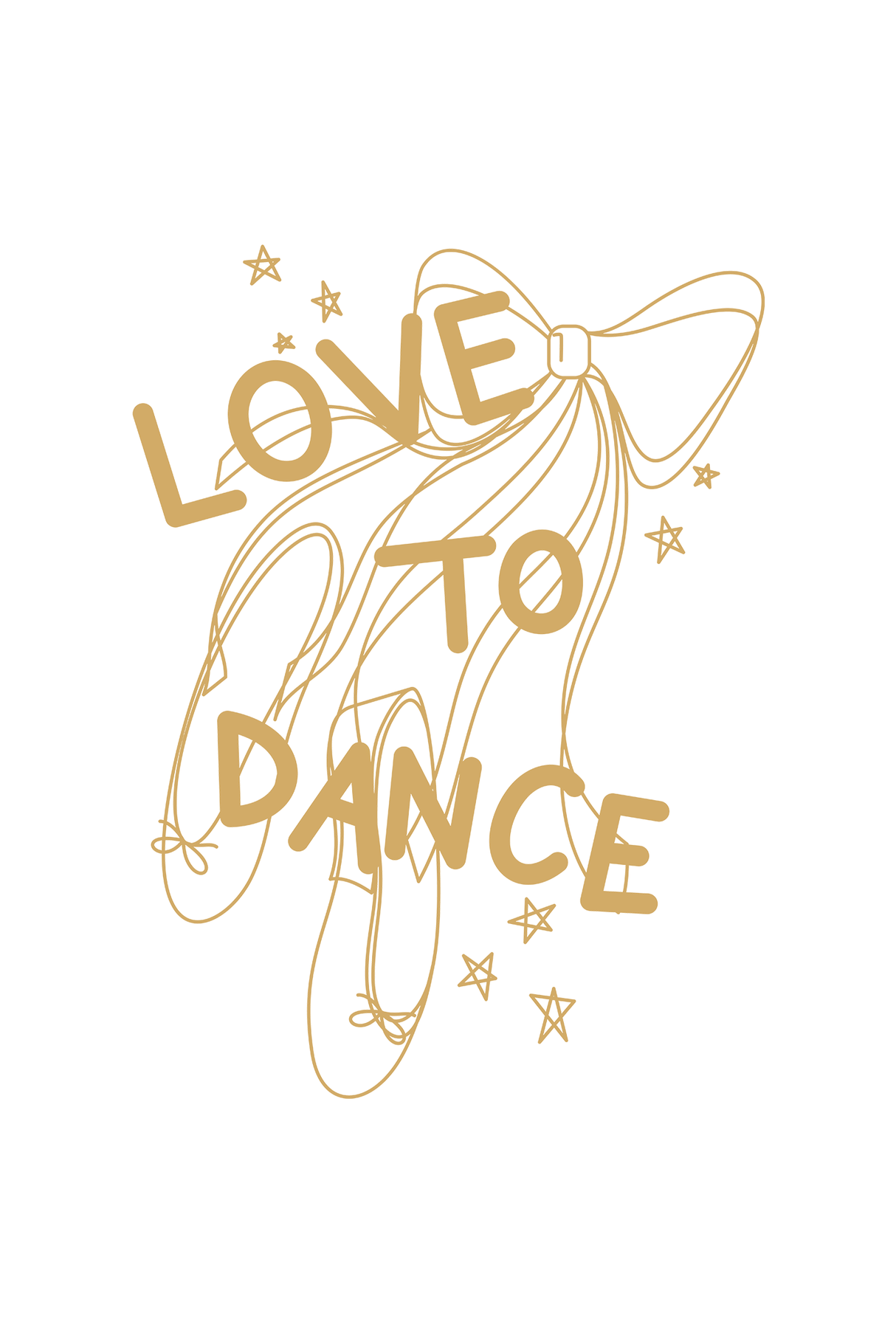 Love To Dance Graphic T Shirt