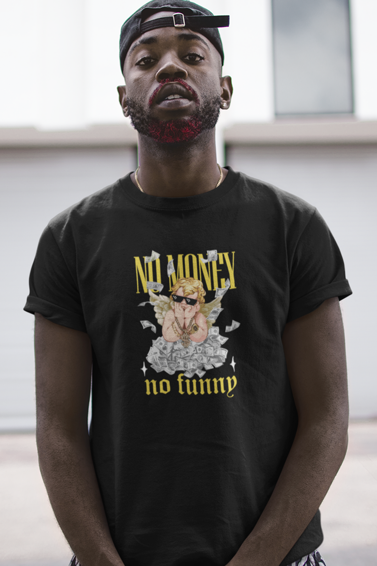 No Money No Funny Graphic T Shirt