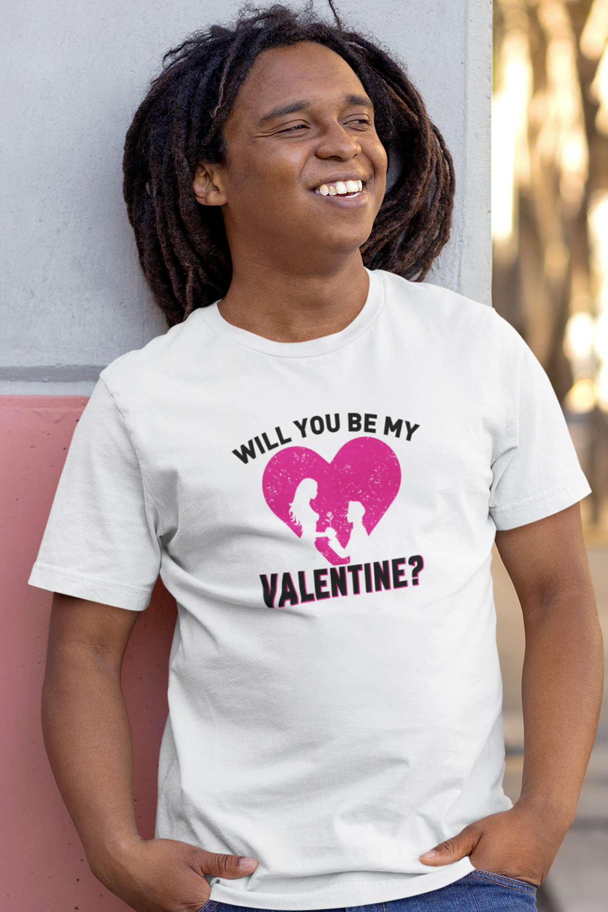 Will You Be My Valentine Graphic Tee Shirt