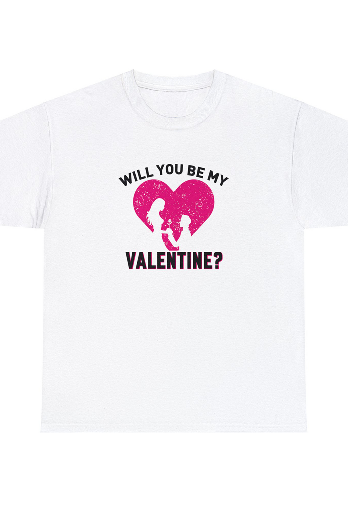 Will You Be My Valentine Graphic Tee Shirt