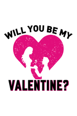 Will You Be My Valentine Graphic Tee Shirt