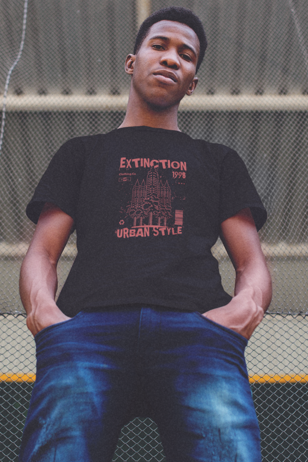 Extinction Urban Style Graphic T Shirt