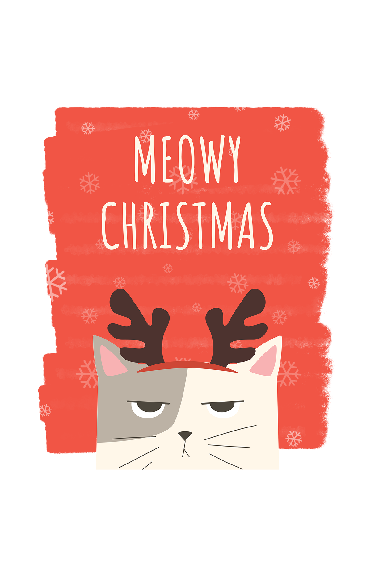 Meowy Christmas Graphic T Shirt