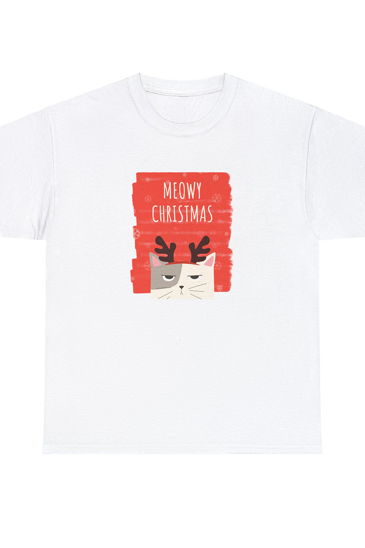 Meowy Christmas Graphic T Shirt