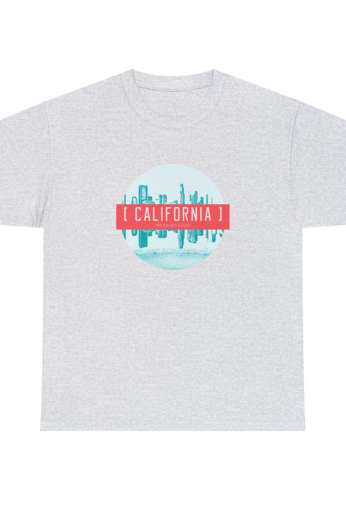 California The Golden Estate Graphic Tee Shirt