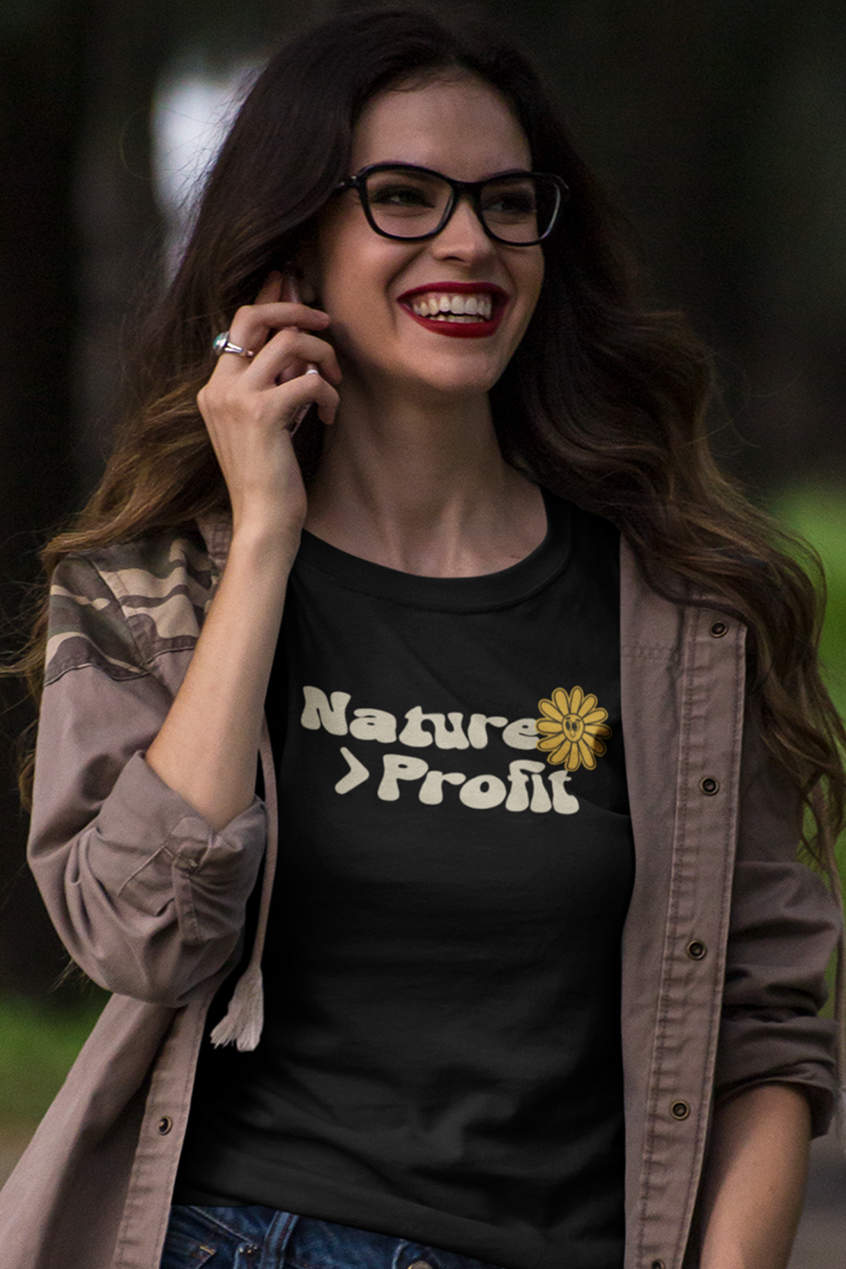 Nature Profit Graphic T Shirt