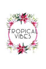 Tropical Vibe Graphic T Shirt