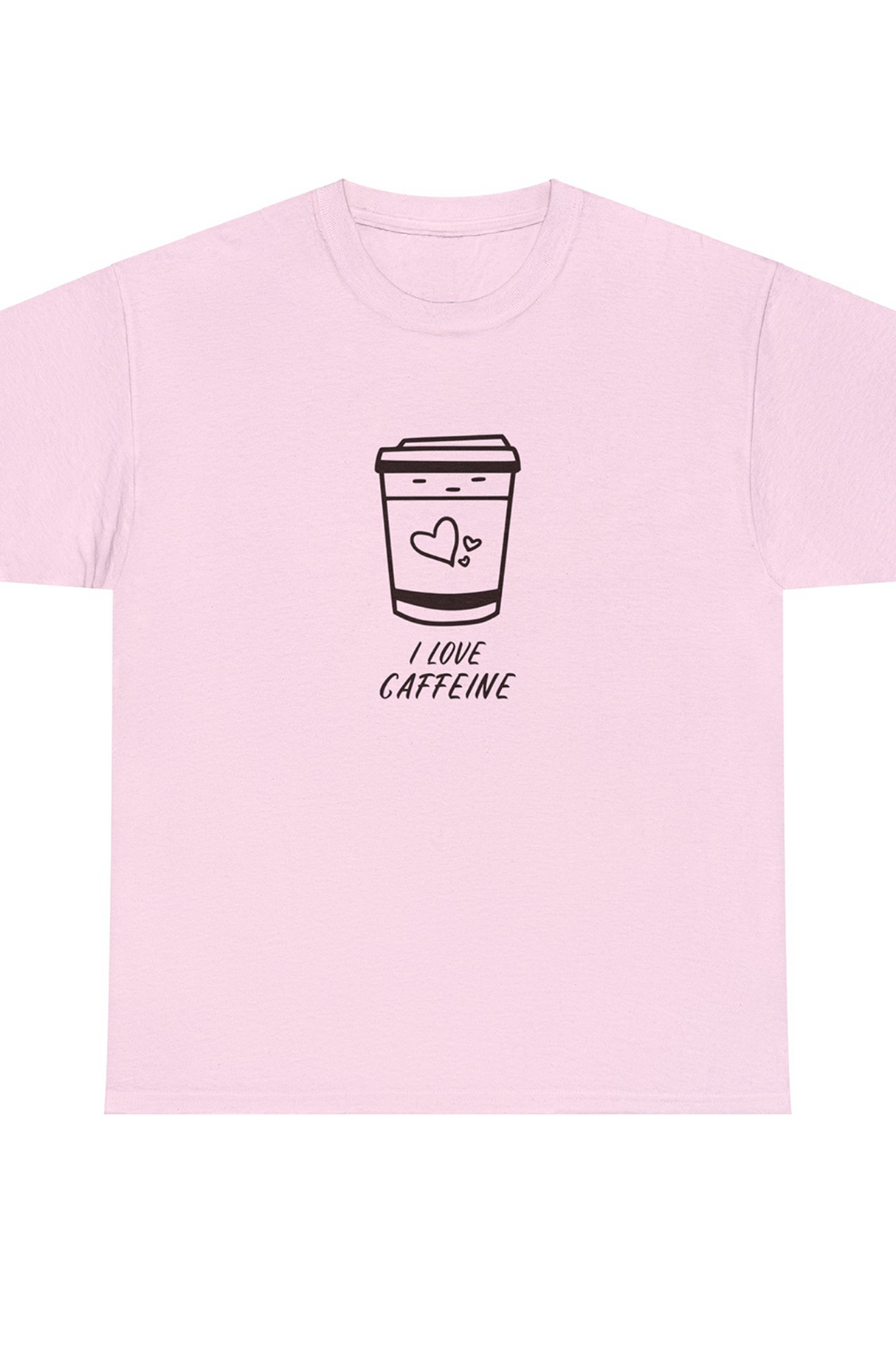 I Love Caffeine Graphic T Shirt