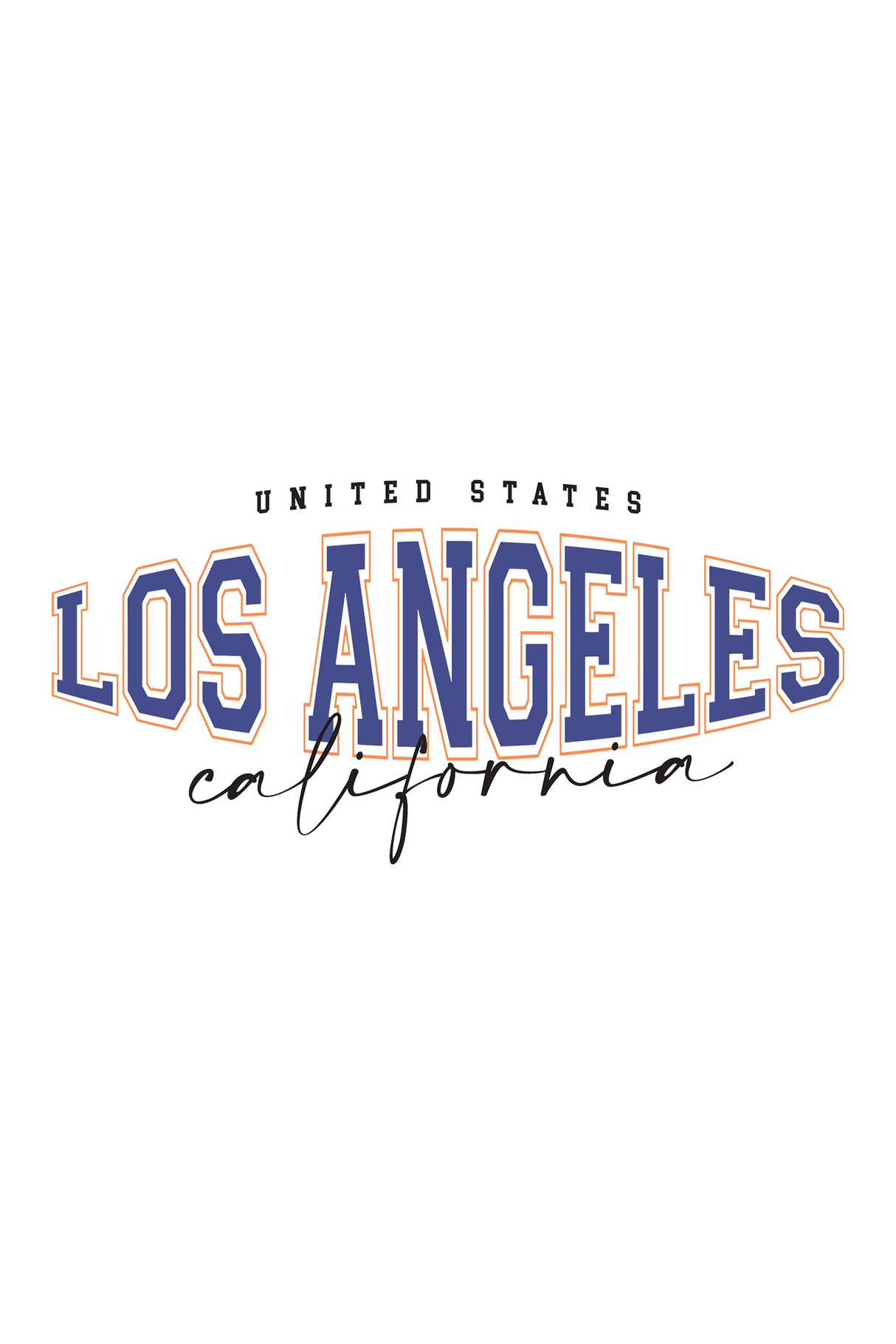 Los Angeles California Graphic T Shirt