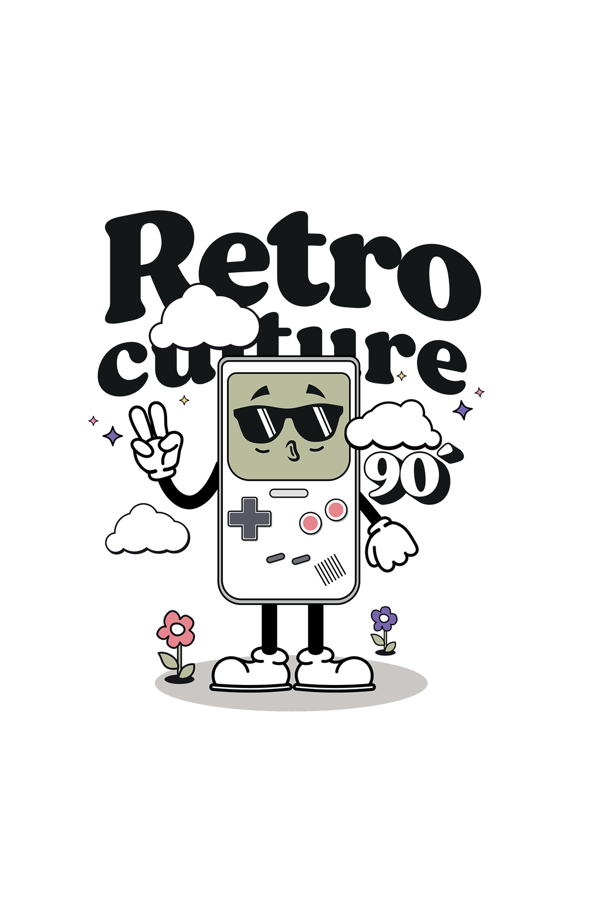 Retro Culture Graphic T Shirt