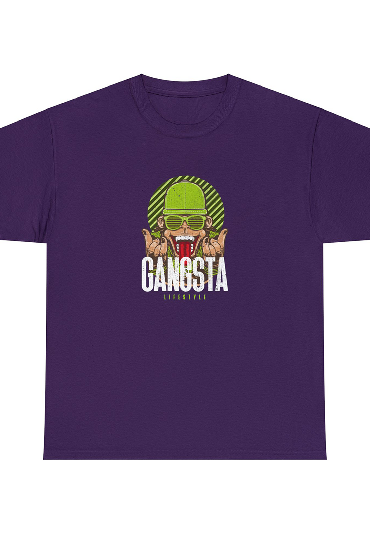 Gangsta Lifestyle Graphic T Shirt