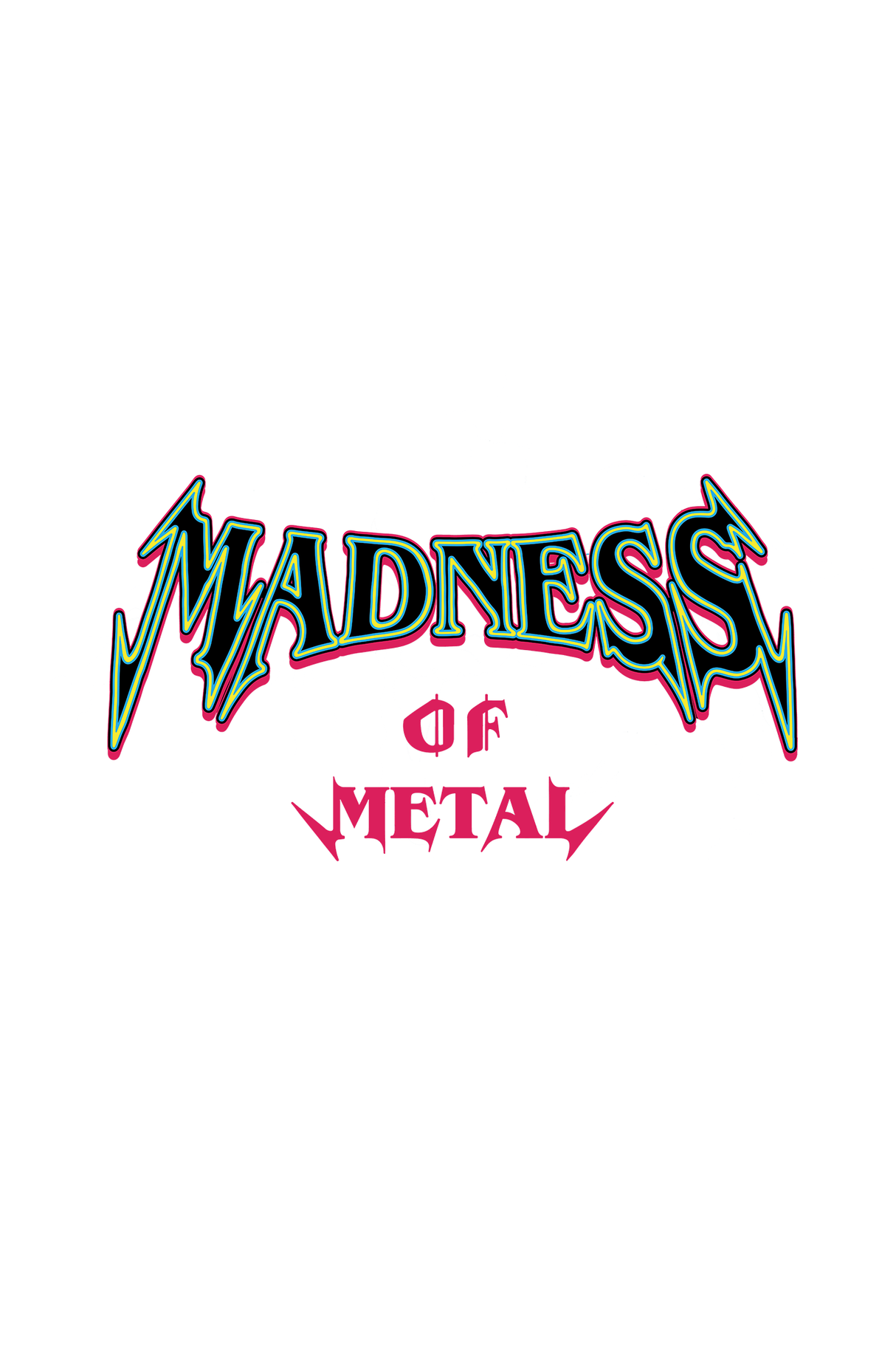 Madness Of Metal Graphic Tee Shirt