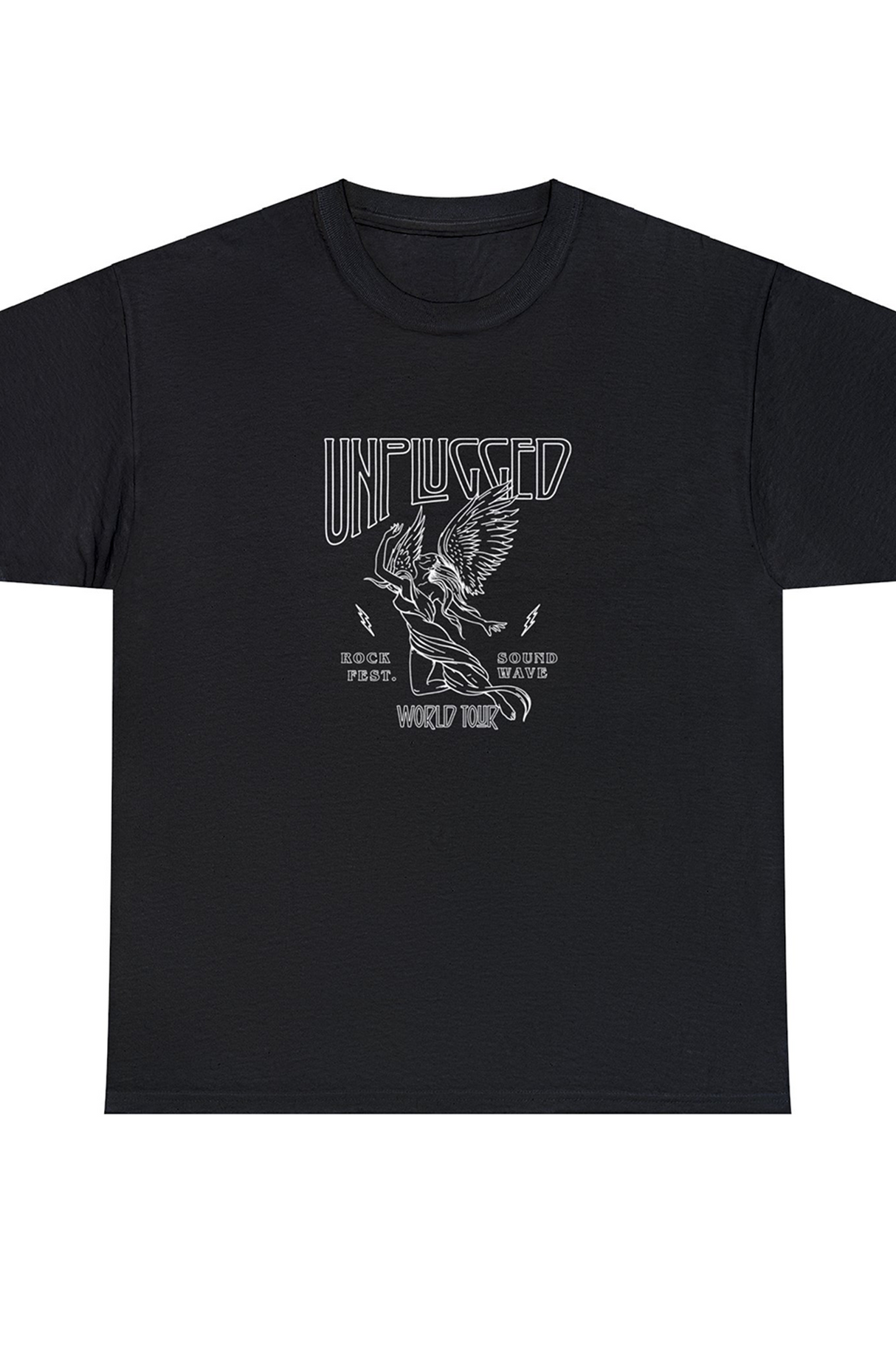 Unplugged World Tour Graphic Tee Shirt