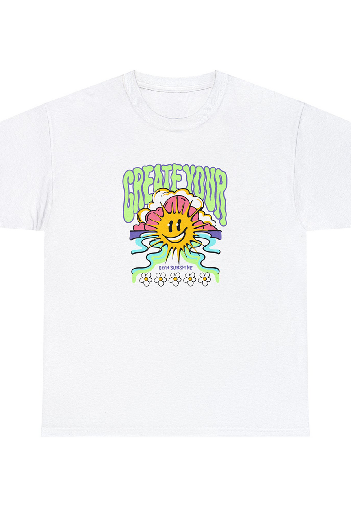 Create Your Own Sunshine Graphic Tee Shirt