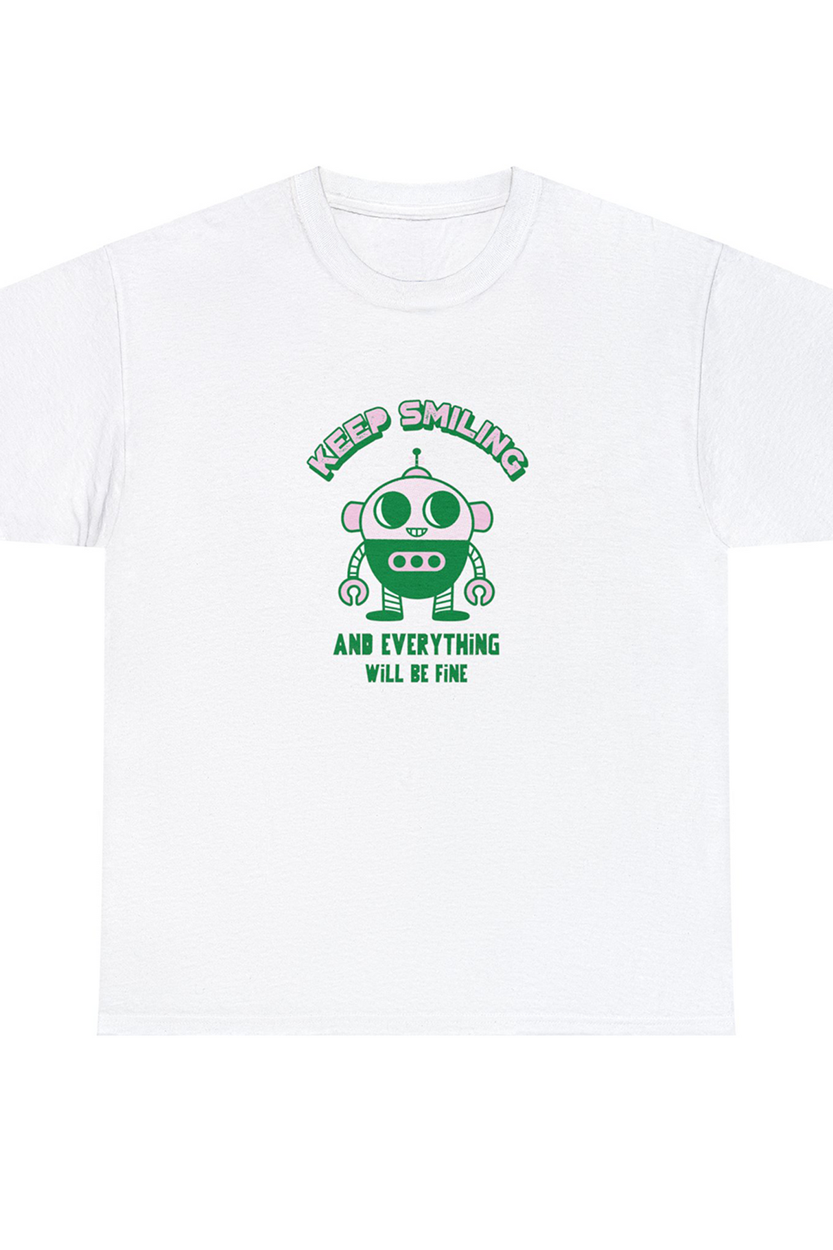 Keep Smiling Graphic Tee Shirt