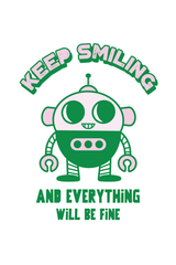 Keep Smiling Graphic Tee Shirt