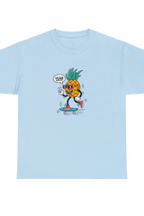 Skateboarding Pineapple Graphic Tee Shirt