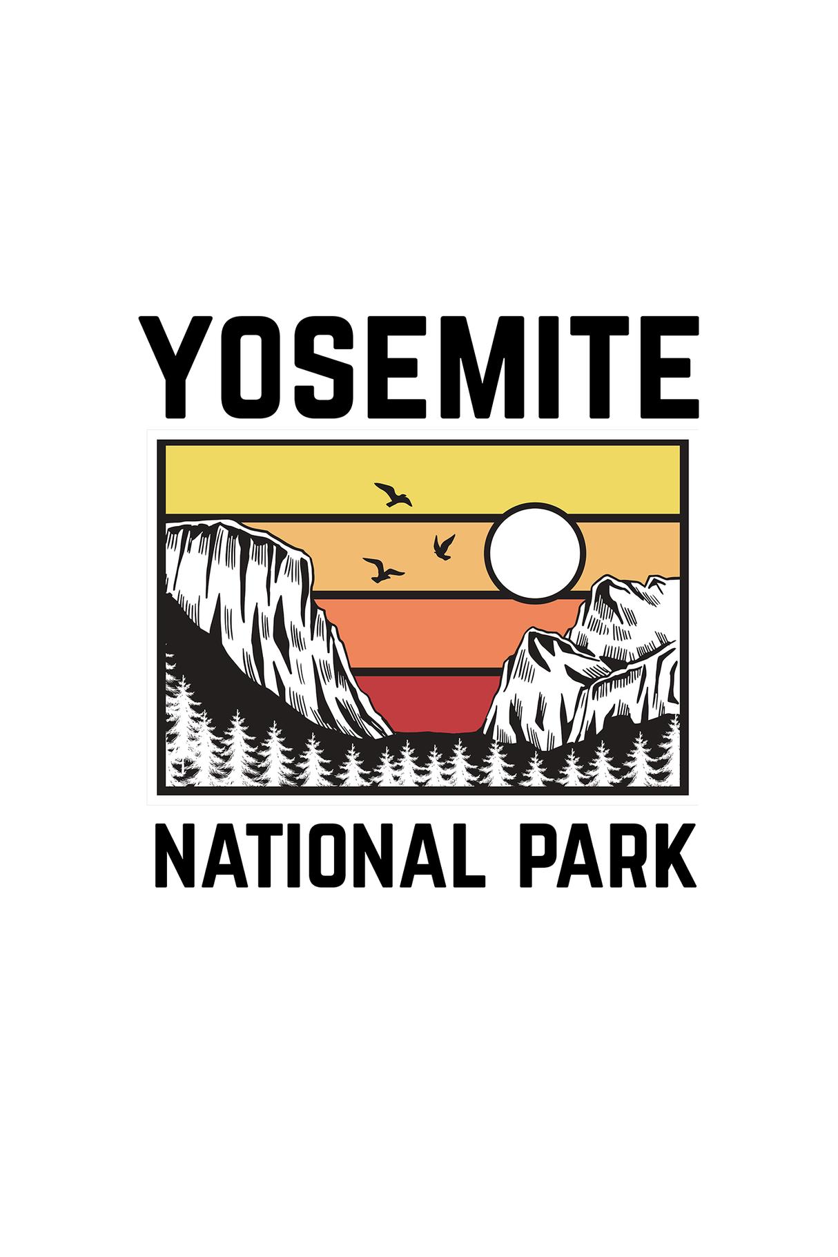 Yosemite National Park Graphic Tee Shirt