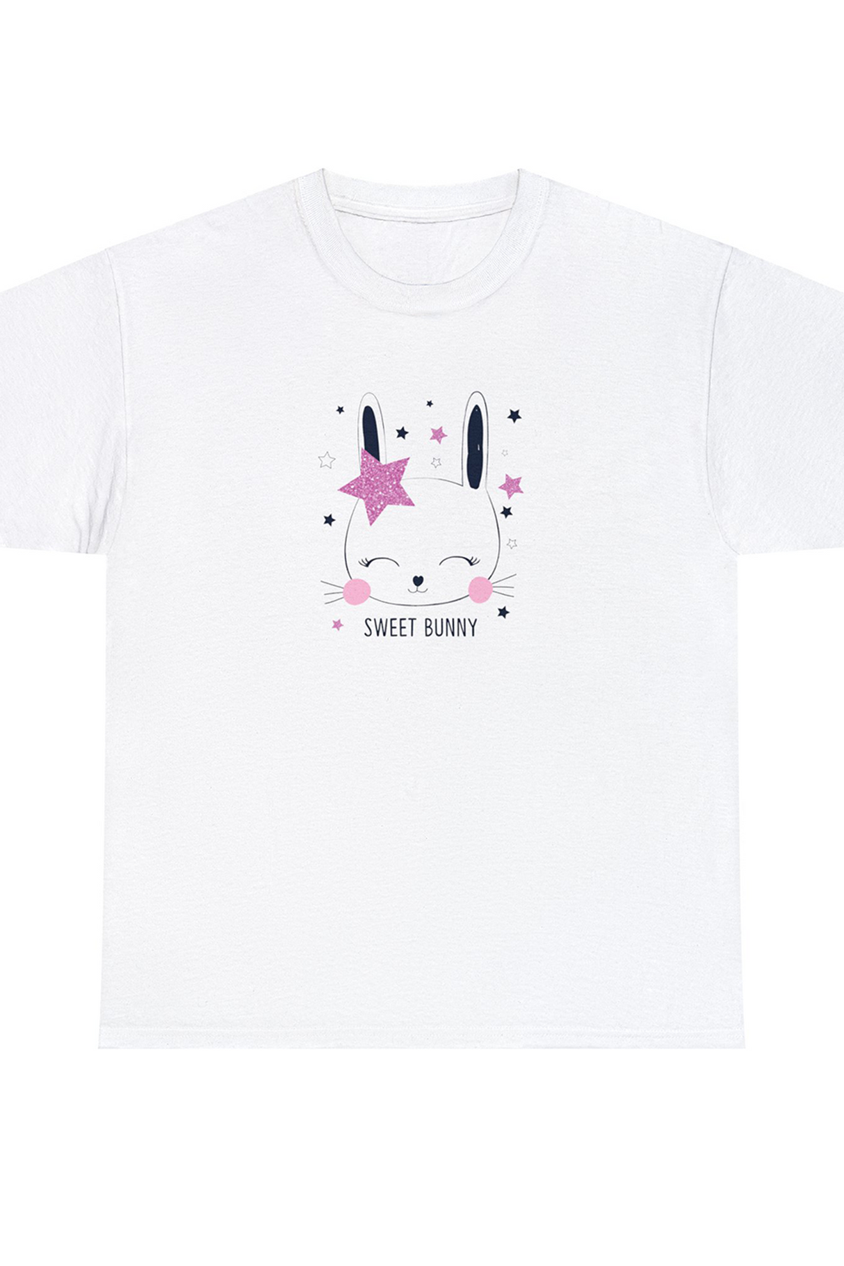 Sweet Bunny Graphic Tee Shirt