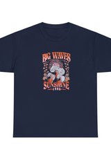 Big Waves Sunshine Graphic Tee Shirt