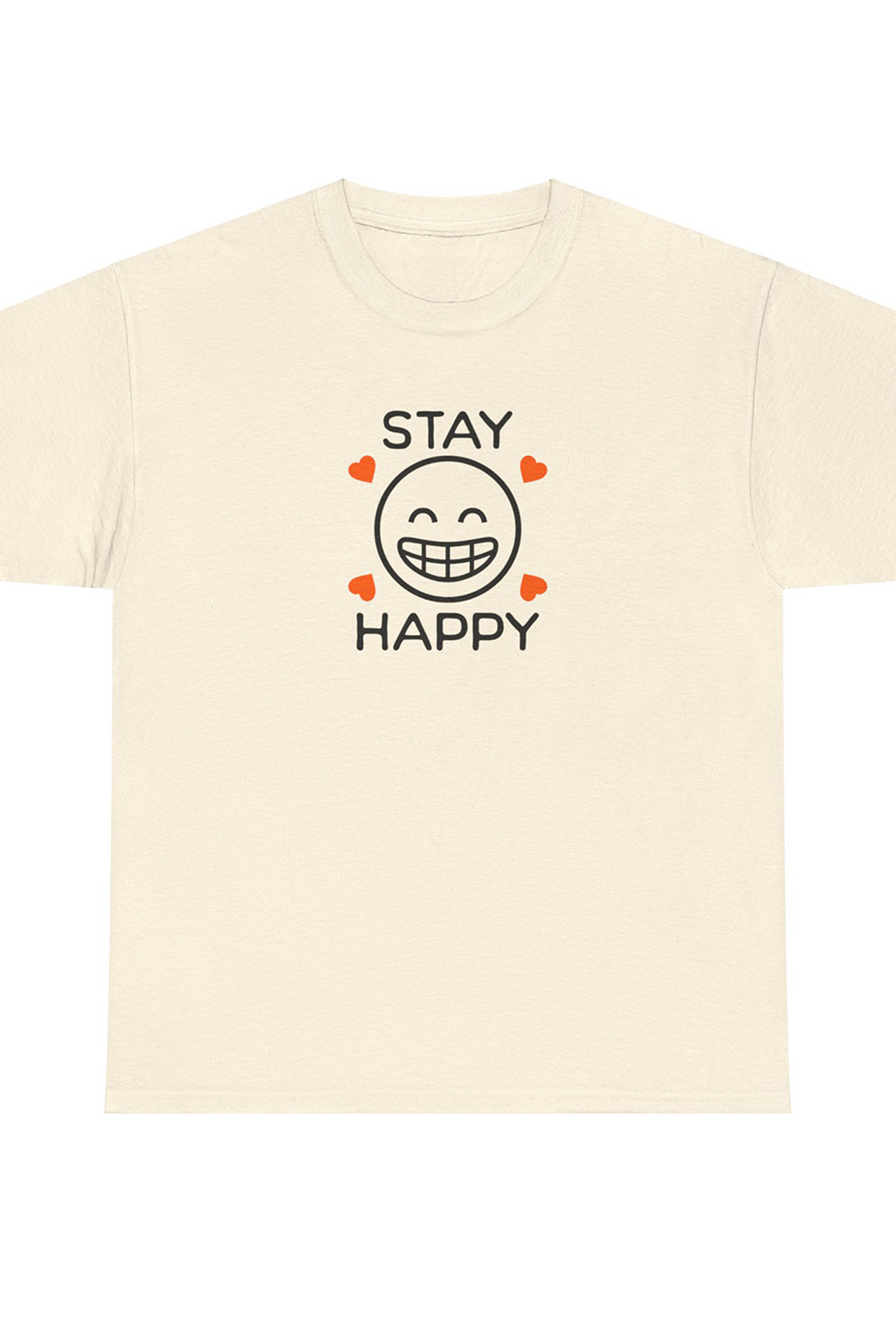 Stay Happy Graphic Tee Shirt