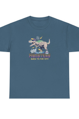 Dinosaur On Scooter Graphic Tee Shirt