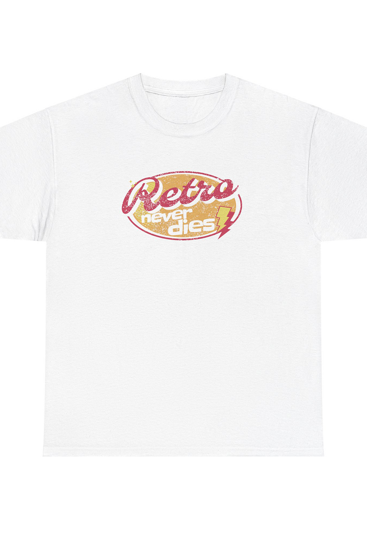 Retro Never Dies Graphic Tee Shirt