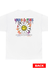 Young & Free Graphic Tee Shirt