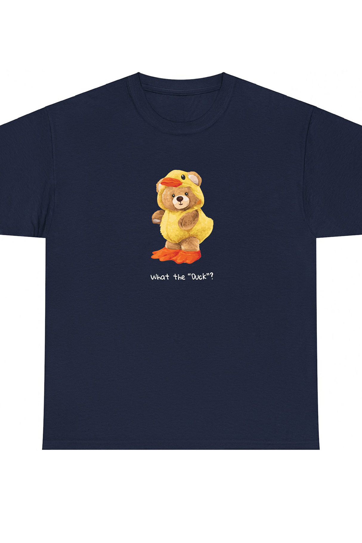 What The Duck Teddy Bear Graphic Tee Shirt