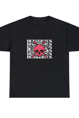 Dangerous Skull Graphic Tee Shirt